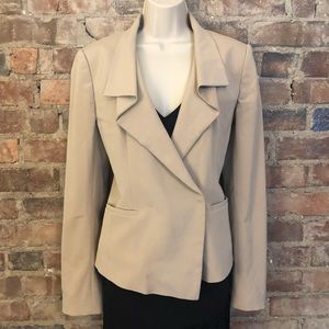 Ann Taylor khaki blazer jacket